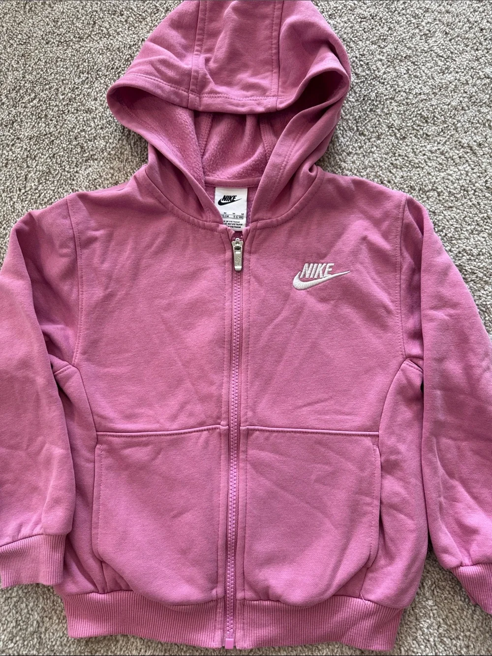 Nike Kids Pink Zip Hoodie & Joggers Set